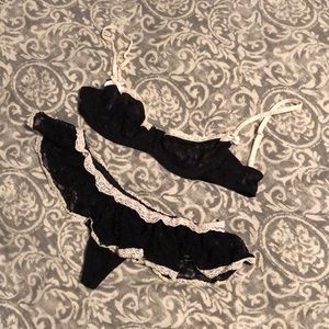 Forever 21 sheer lace sexy set